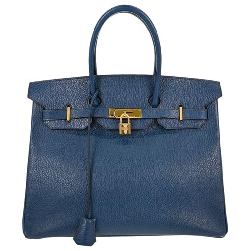 Hermes Birkin 35 Handbag Ardennes Leather