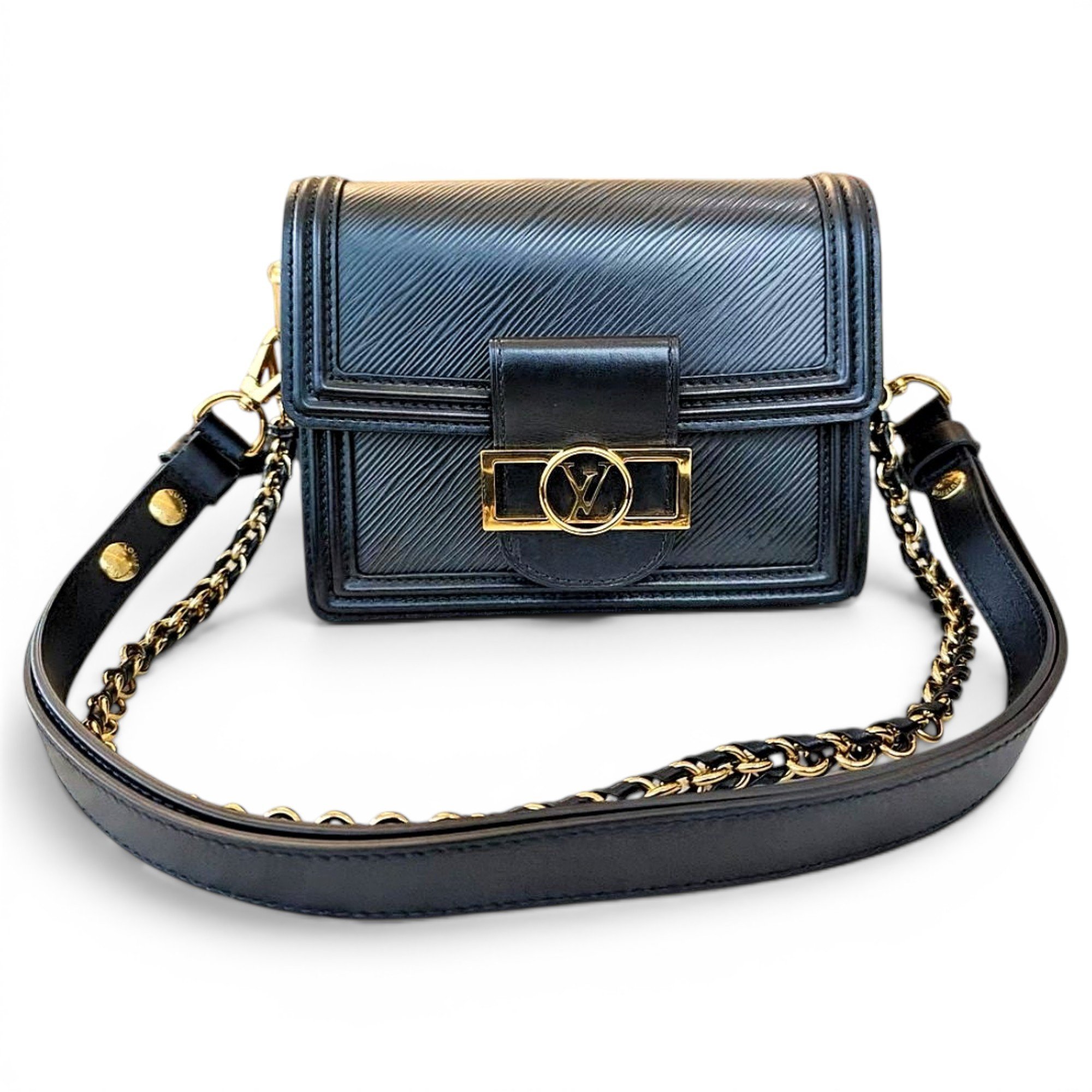 Dauphine Mini leather handbag