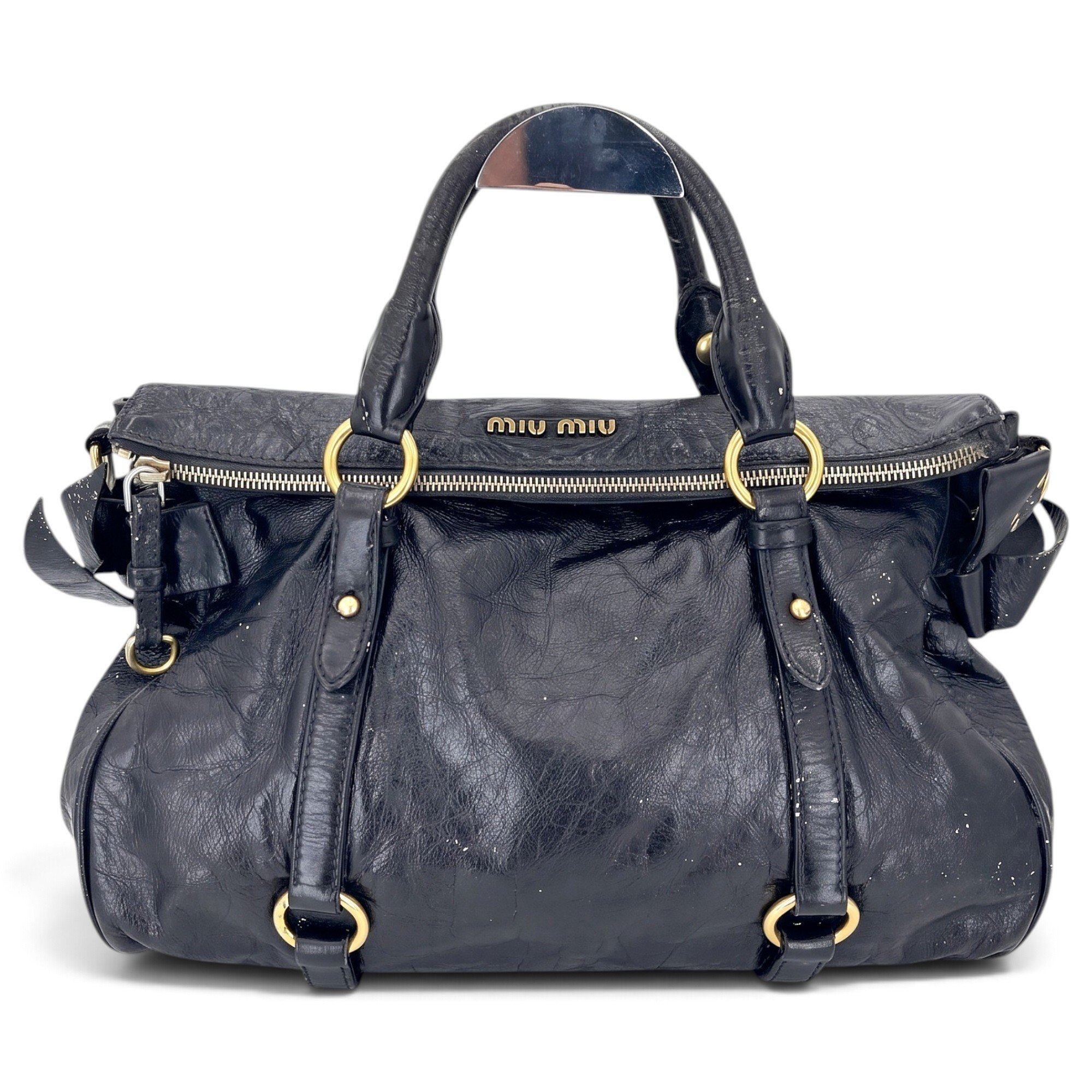 Vitello leather handbag