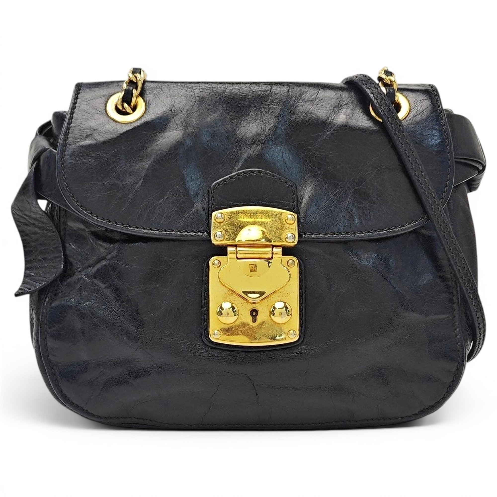 Leather handbag