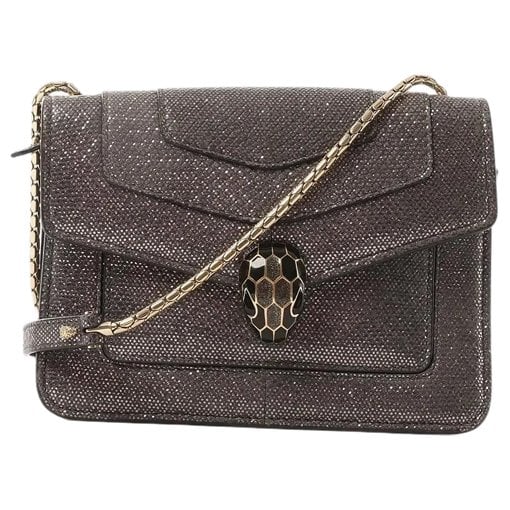 Serpenti leather bag
