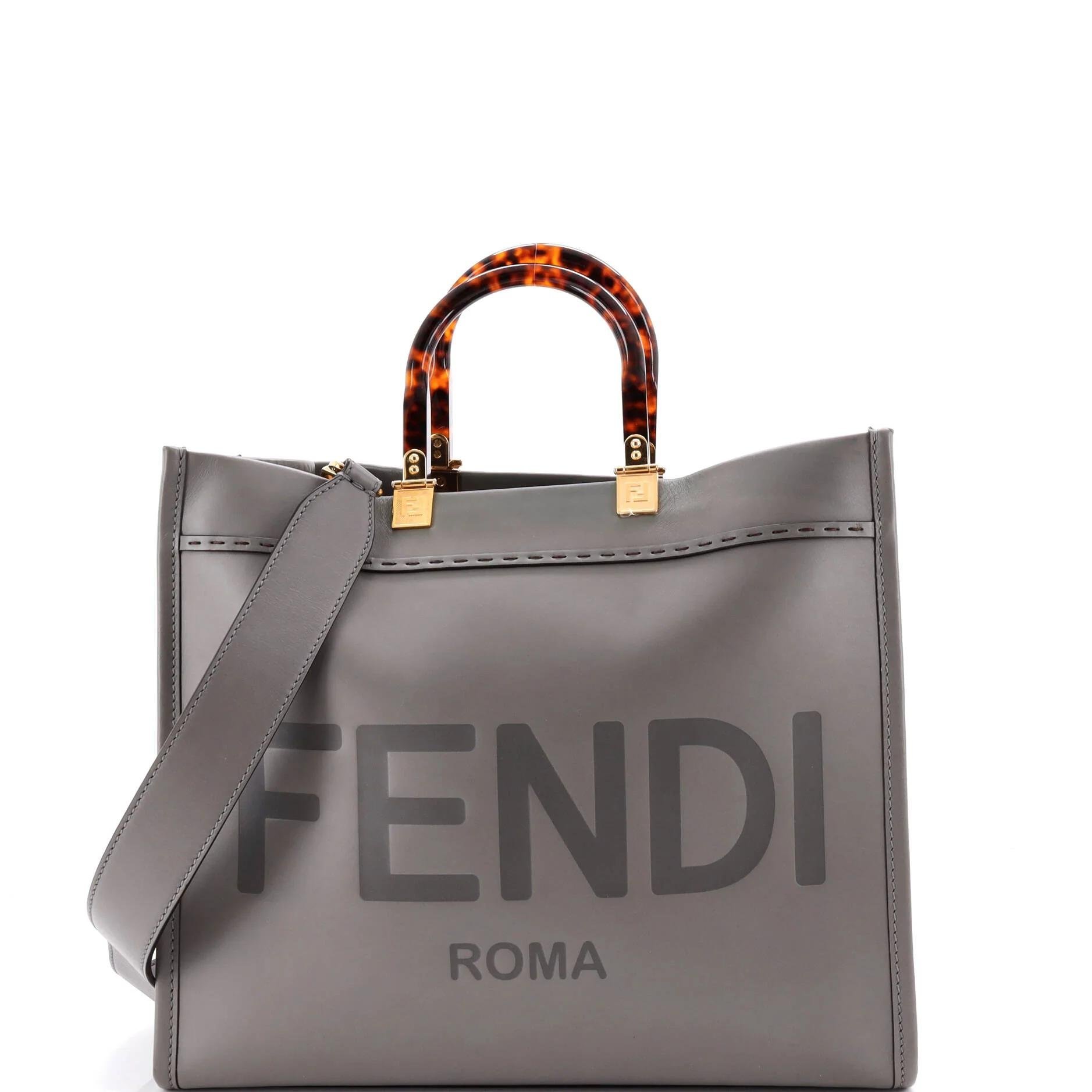 Leather tote