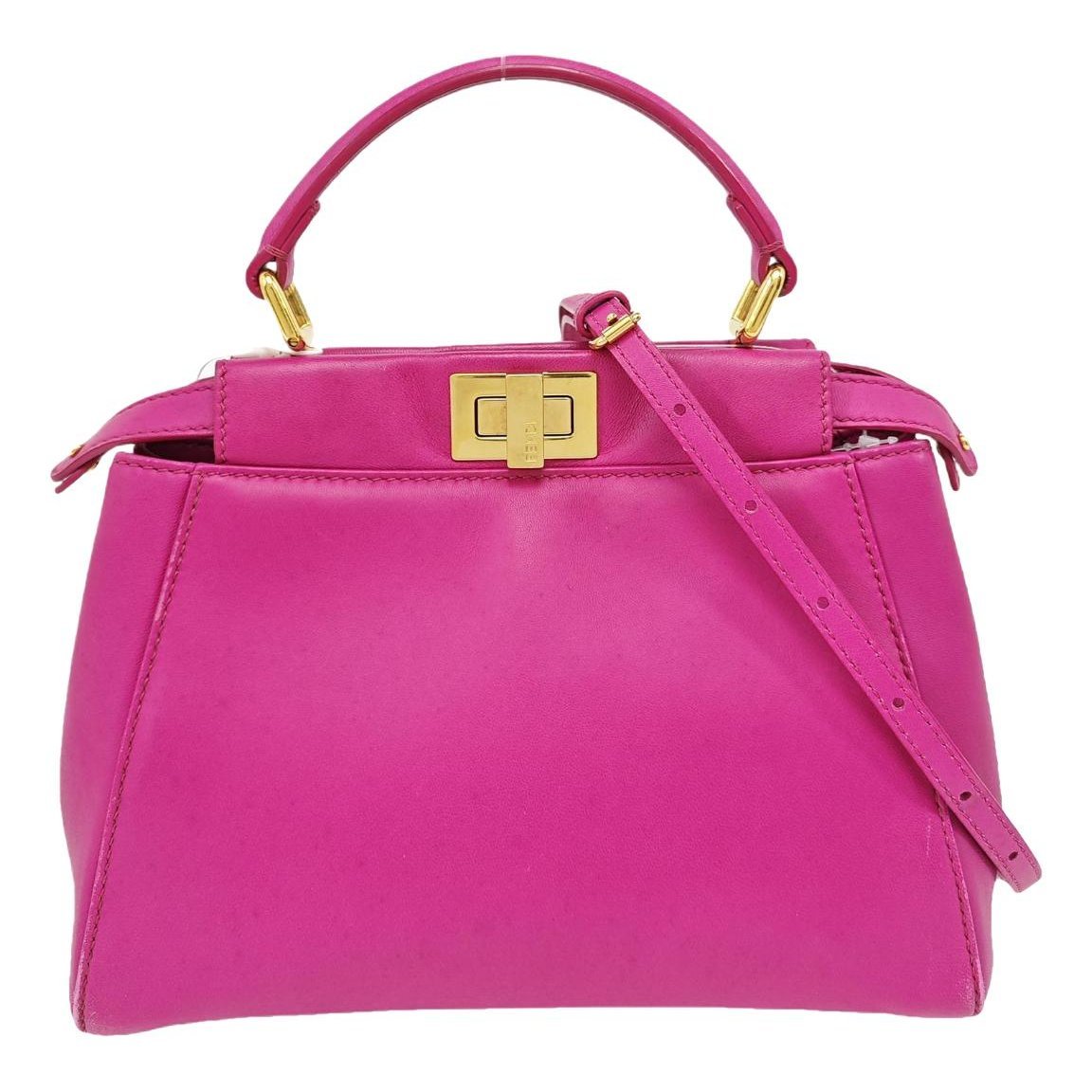 Peekaboo leather handbag