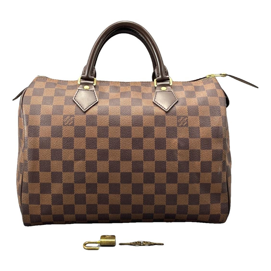 Speedy leather handbag