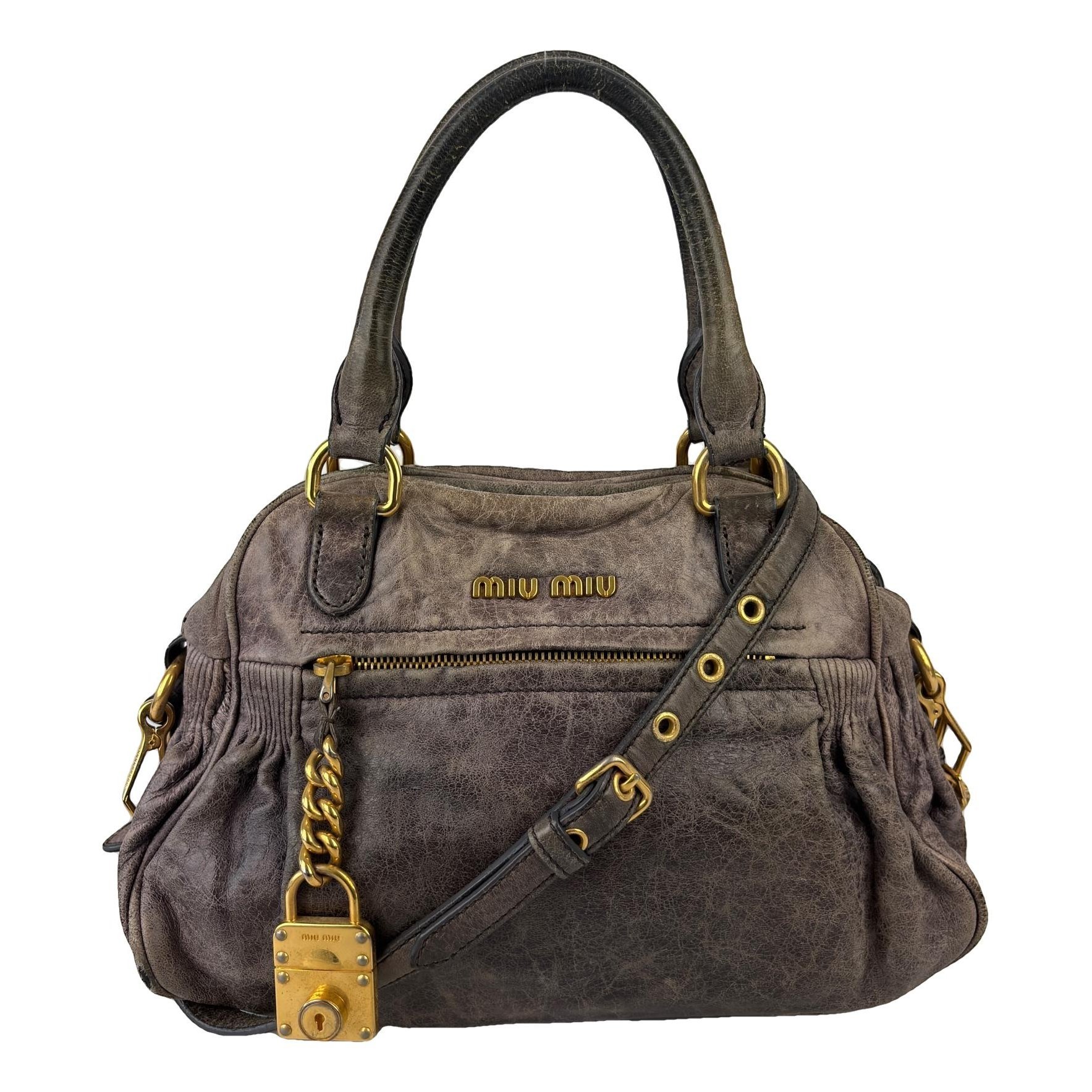 Vitello leather handbag