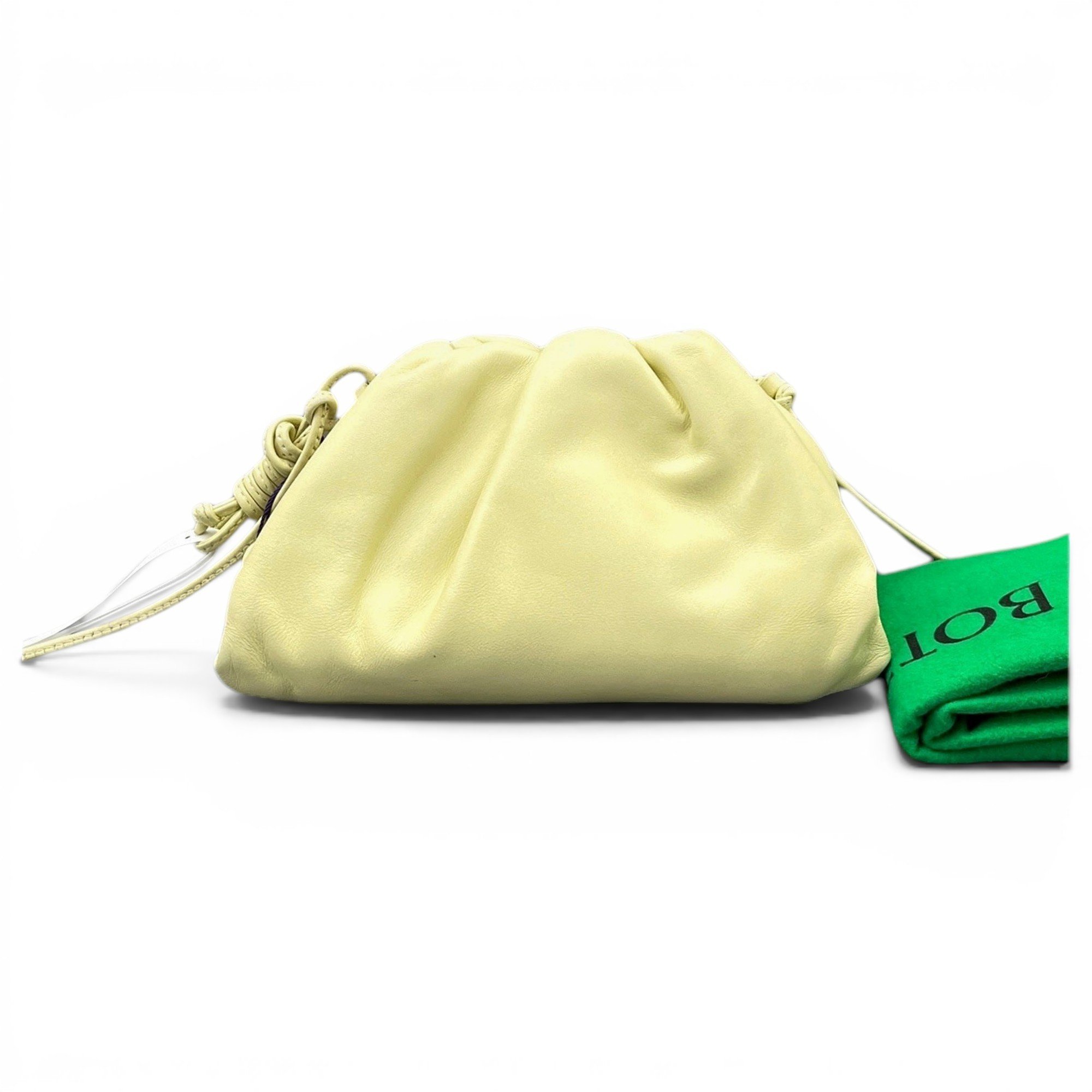 Pouch leather handbag