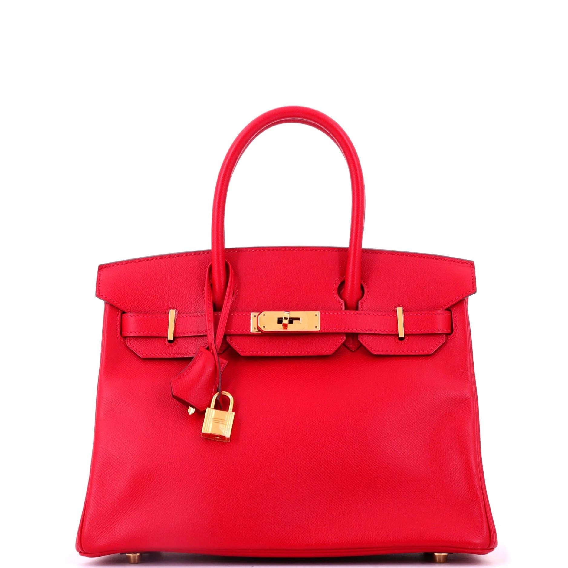 Birkin 30 leather handbag