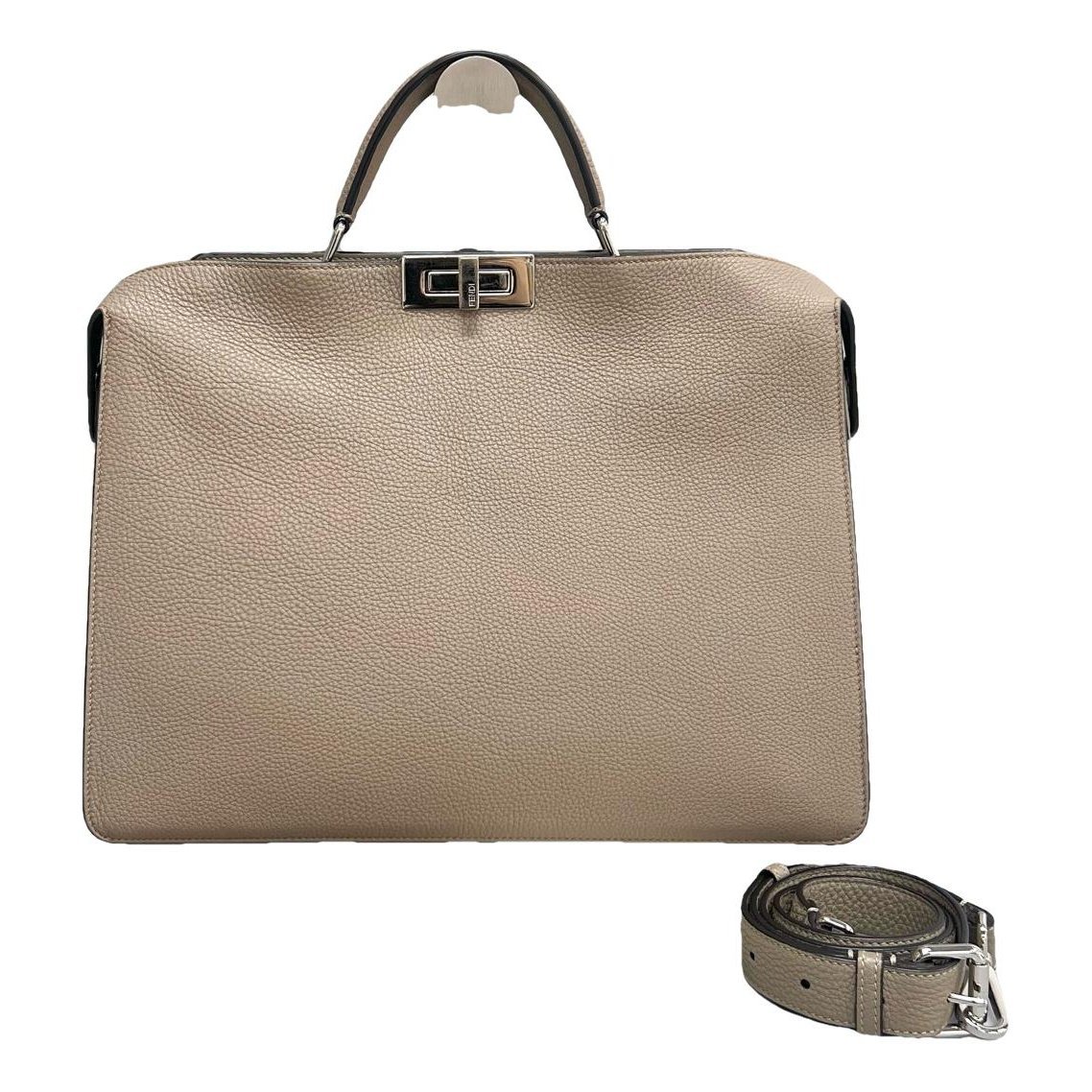 Peekaboo leather handbag