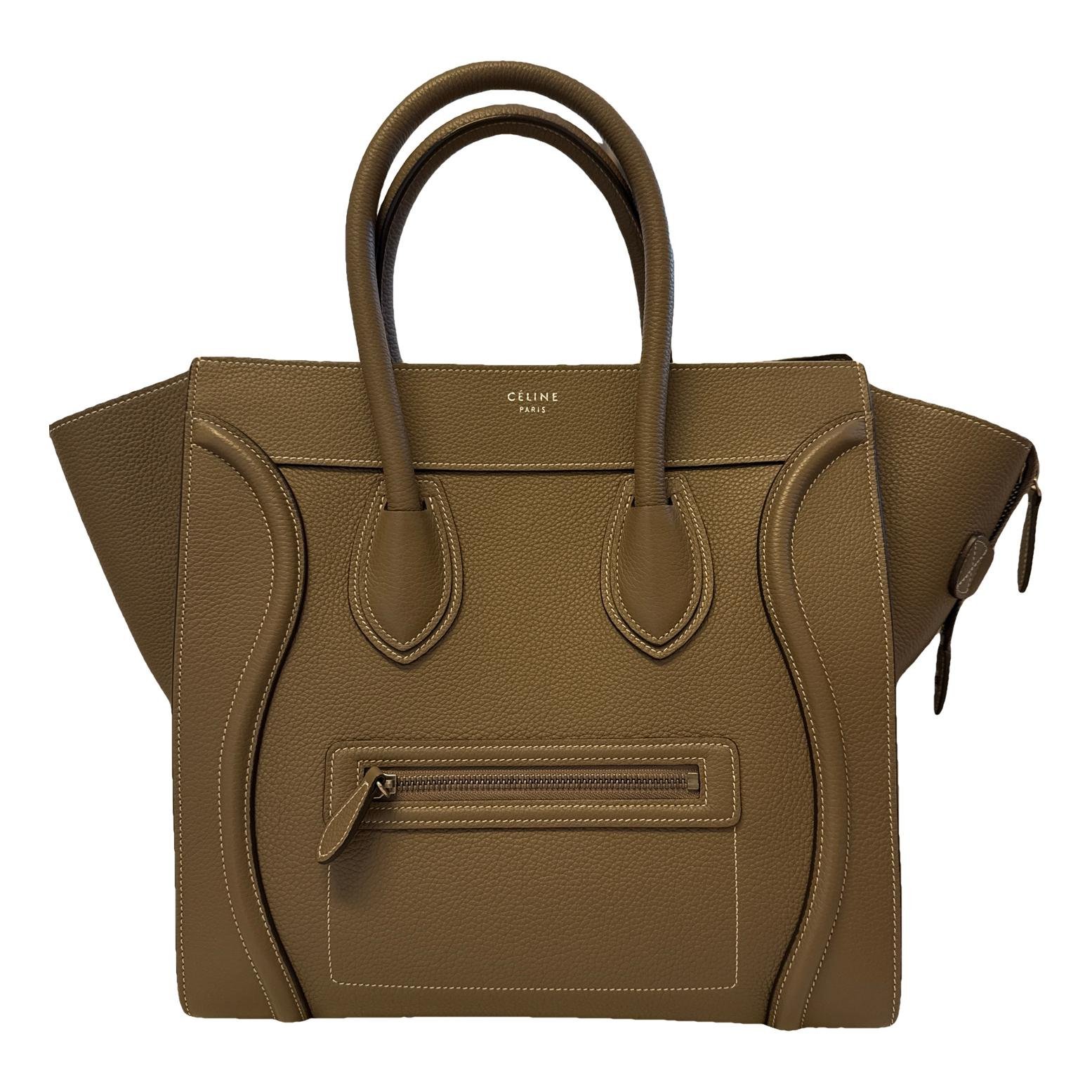 Luggage leather handbag