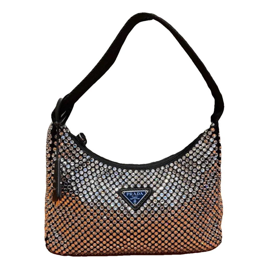 Re-Edition 2000 glitter handbag