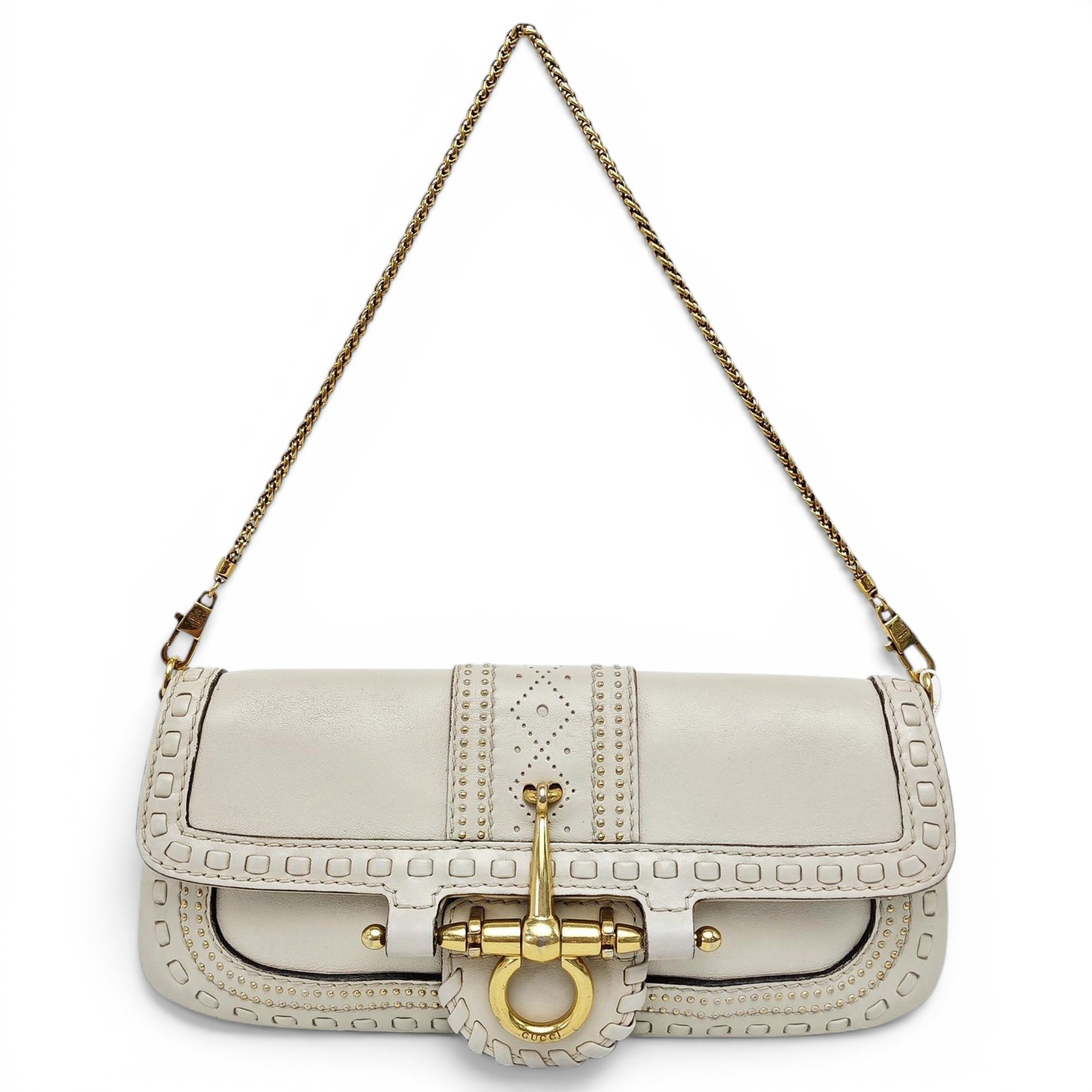 Snaffle Bit leather handbag