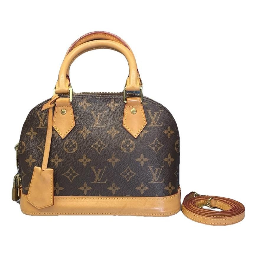 Louis Vuitton Alma BB leather handbag