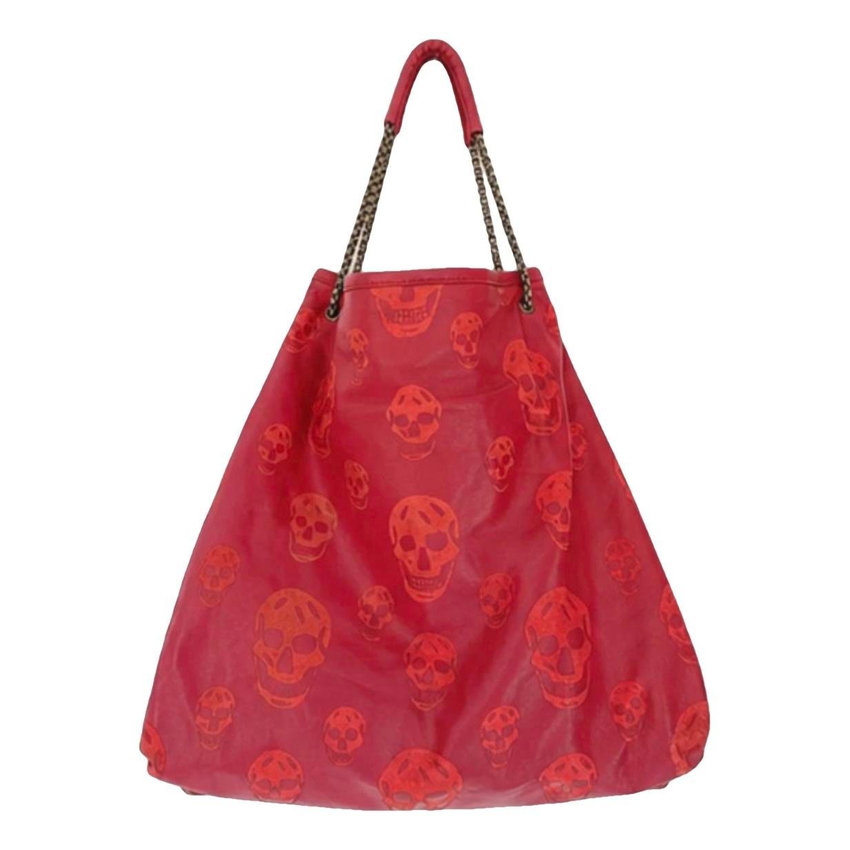 Leather tote