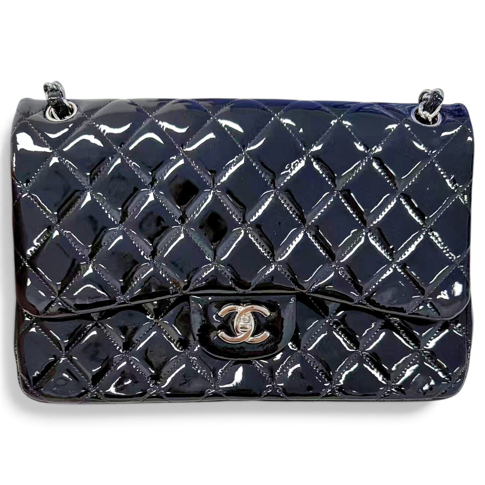 Timeless/Classique patent leather handbag