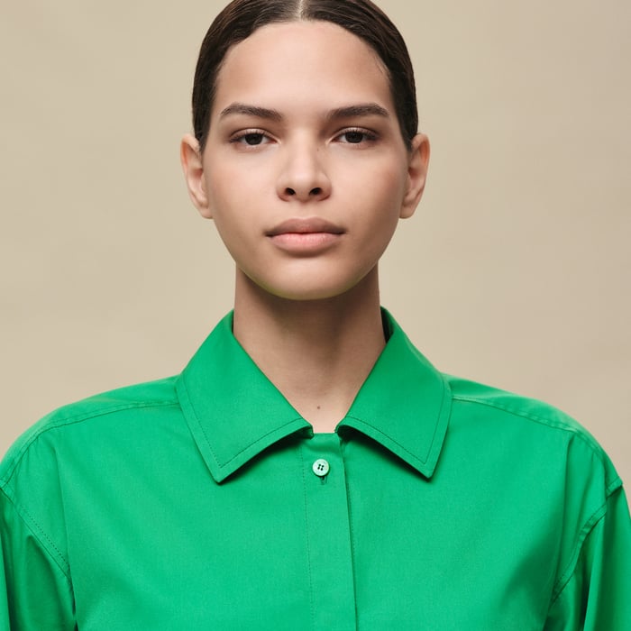 Vert Jungle Drawstring Shirt