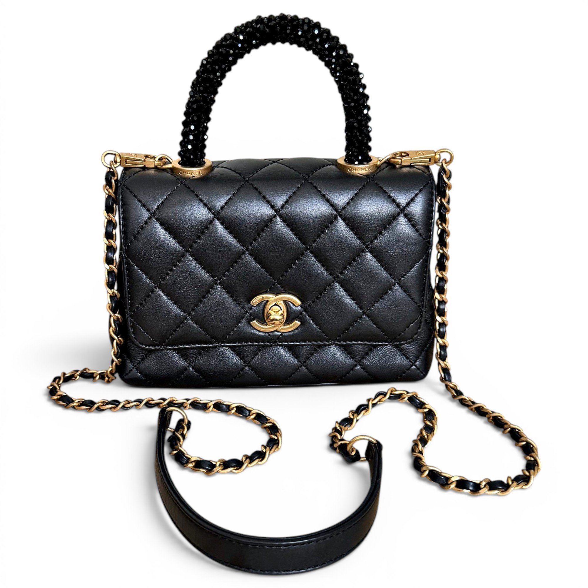 Coco Handle leather handbag