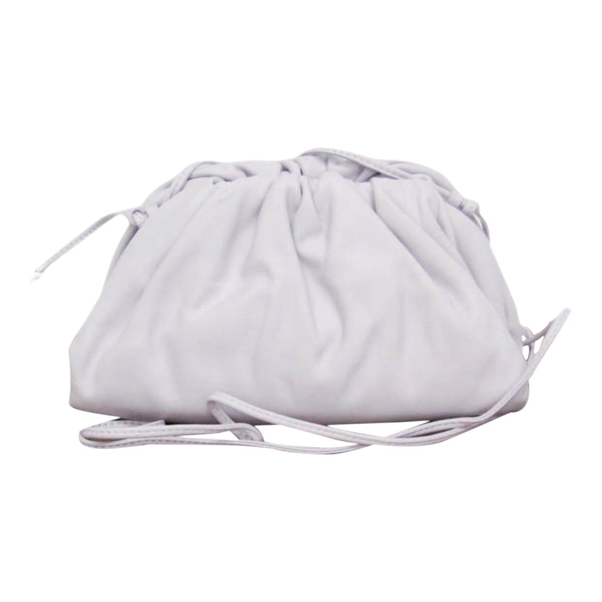 Pouch leather clutch bag