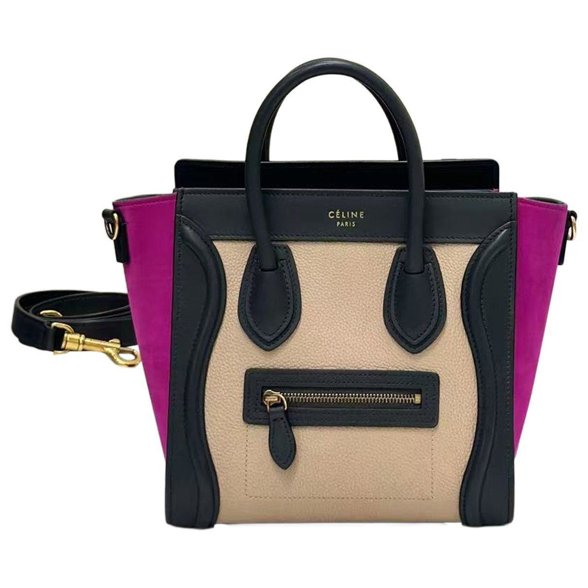 Luggage leather handbag
