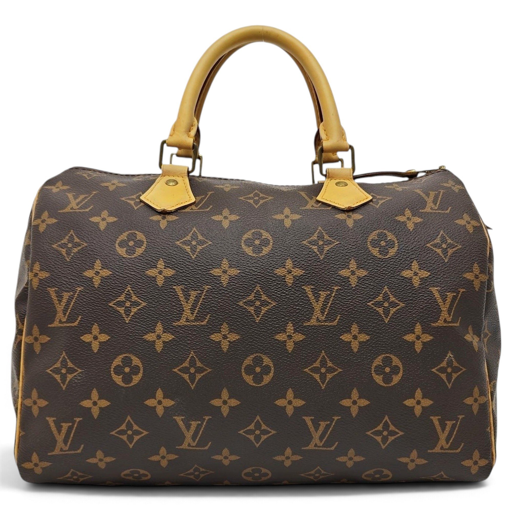 Nano Speedy / Mini HL leather handbag