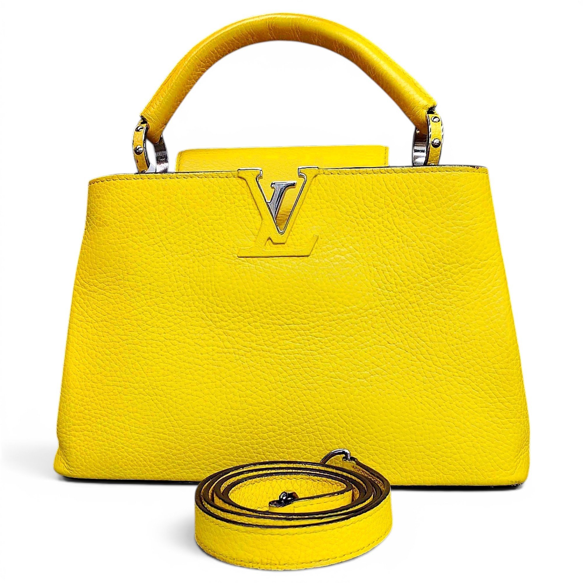 Capucines leather handbag