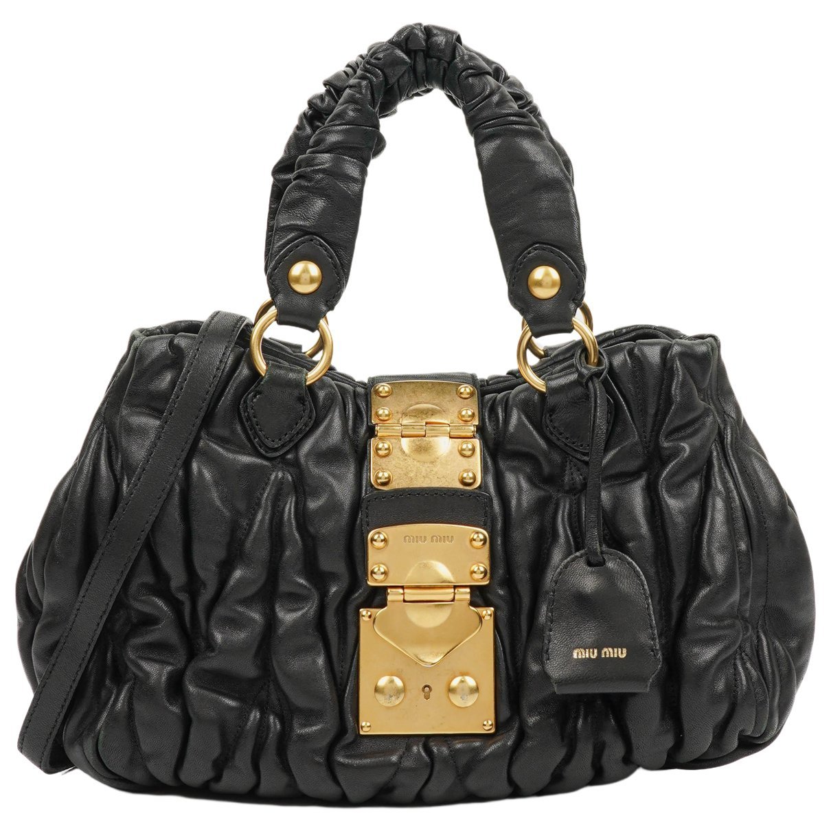 Miu Miu Matelassé leather handbag