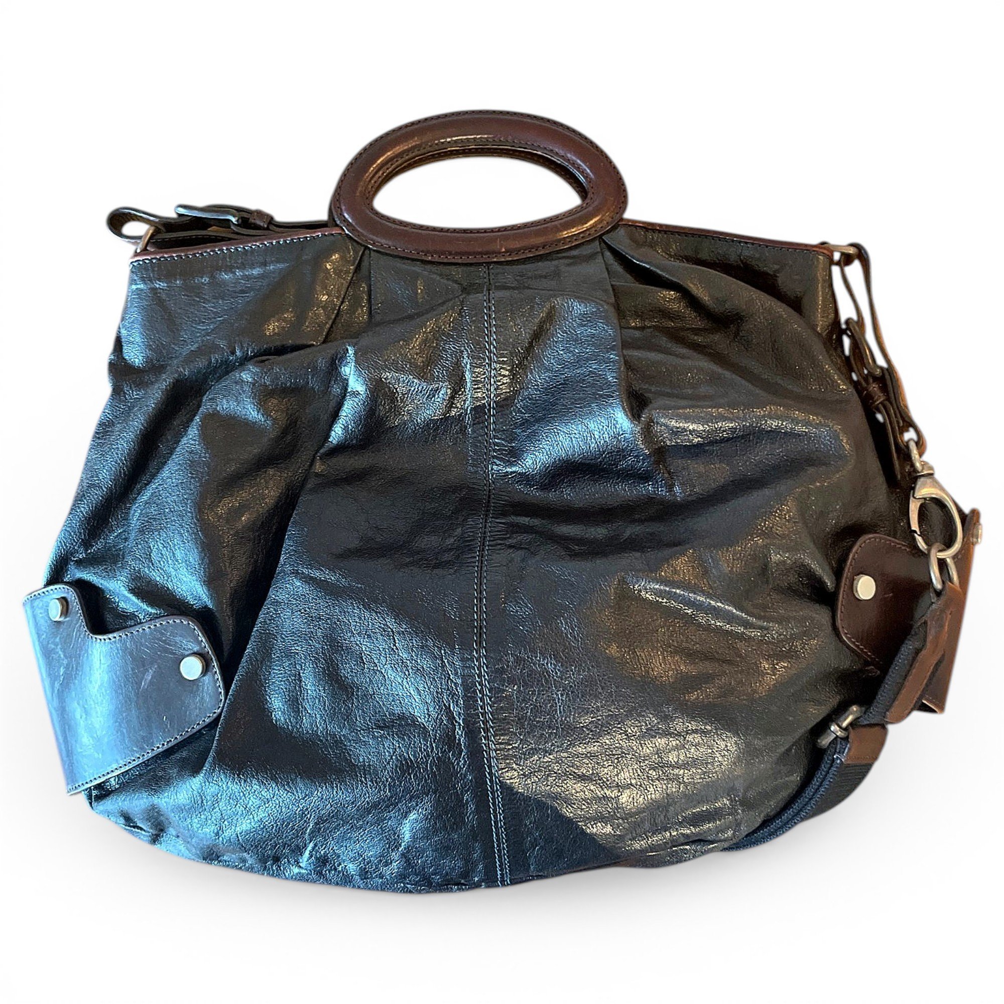 Leather handbag