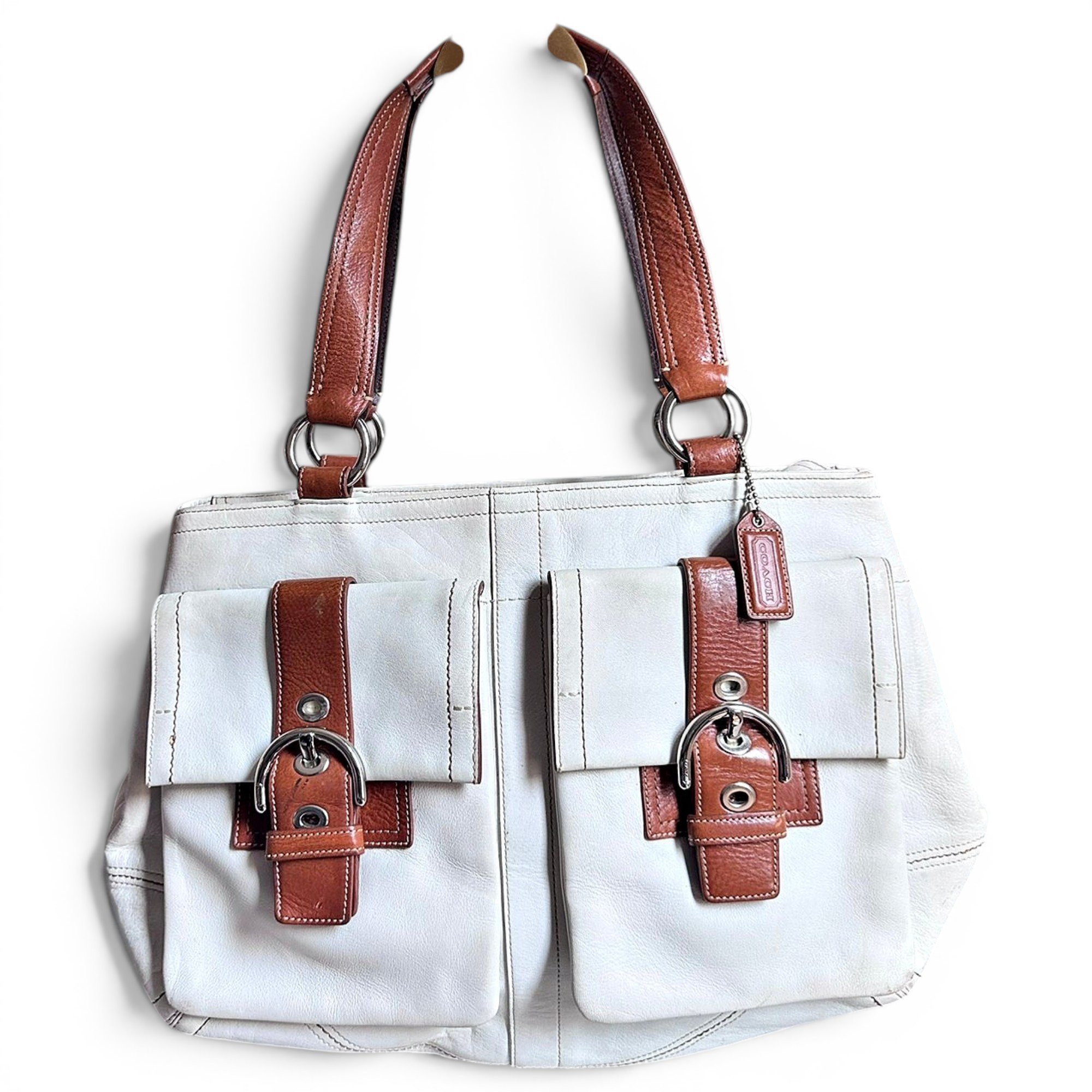 Signature Sufflette leather handbag