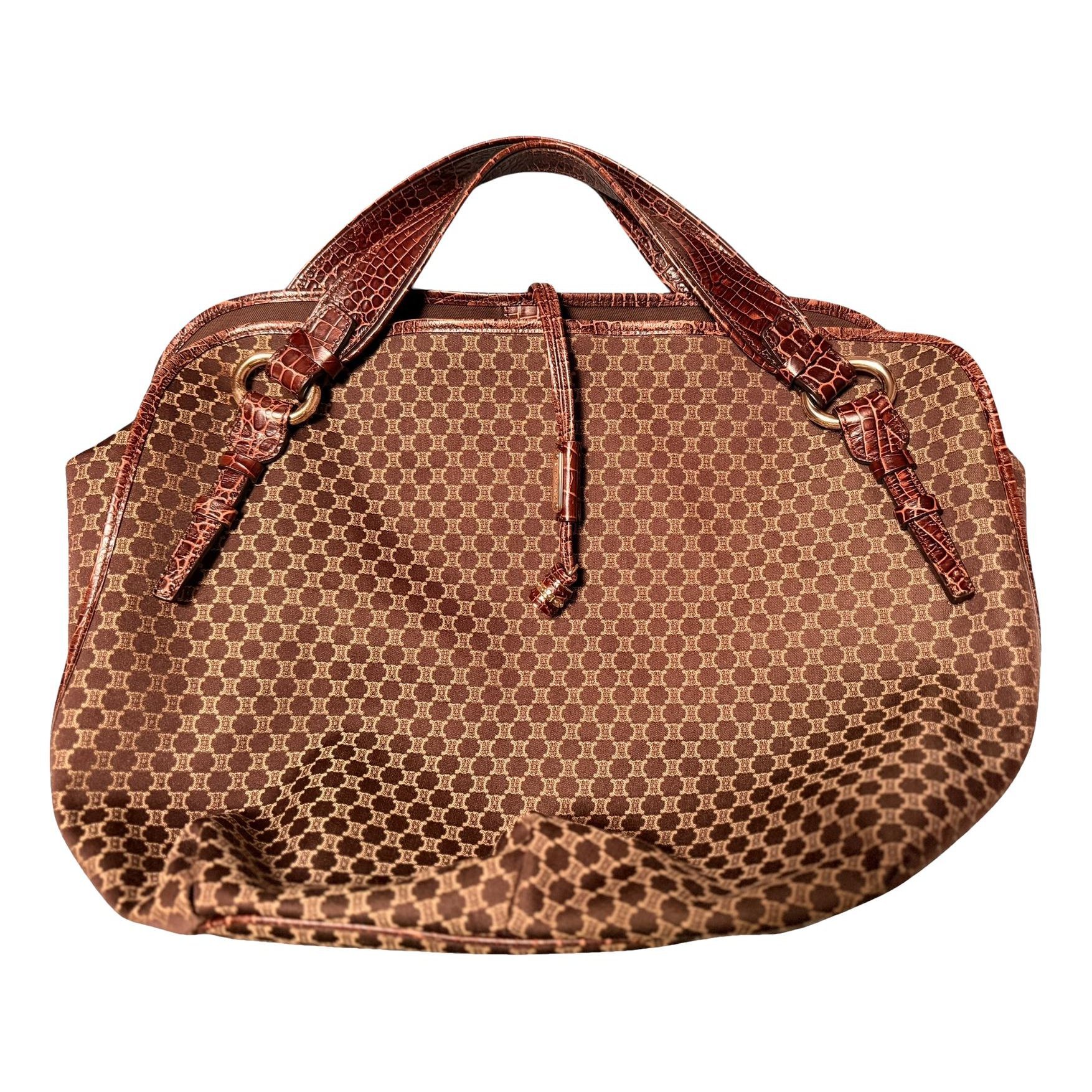 Triomphe cloth handbag