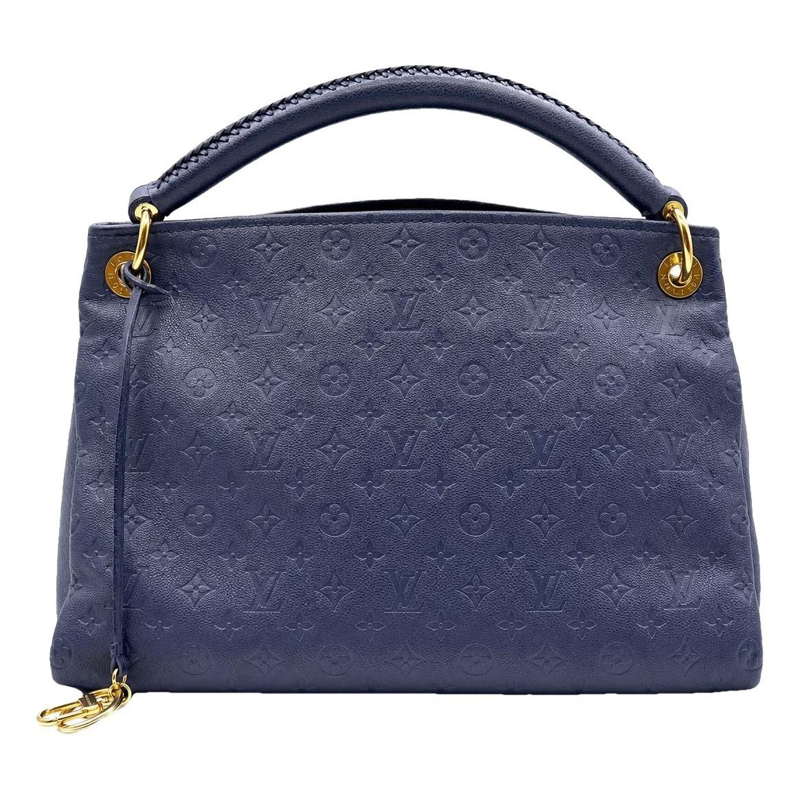 Artsy leather handbag