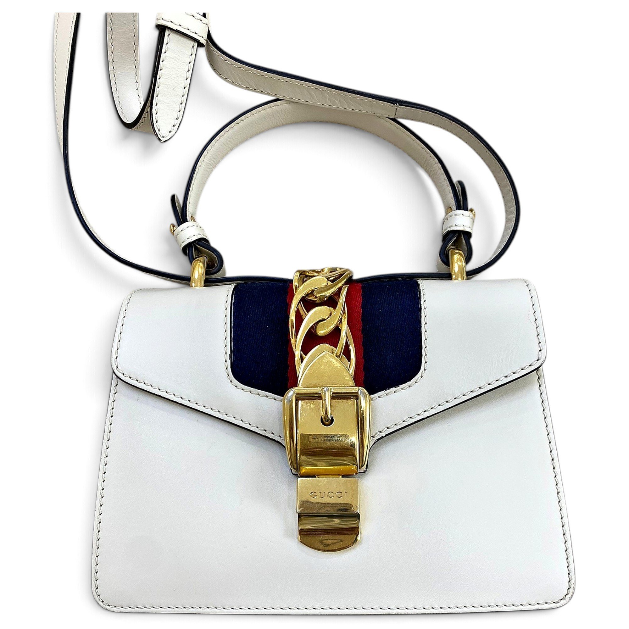 Sylvie Top Handle leather handbag