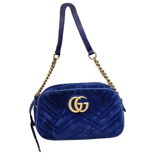 GG Marmont velvet crossbody bag