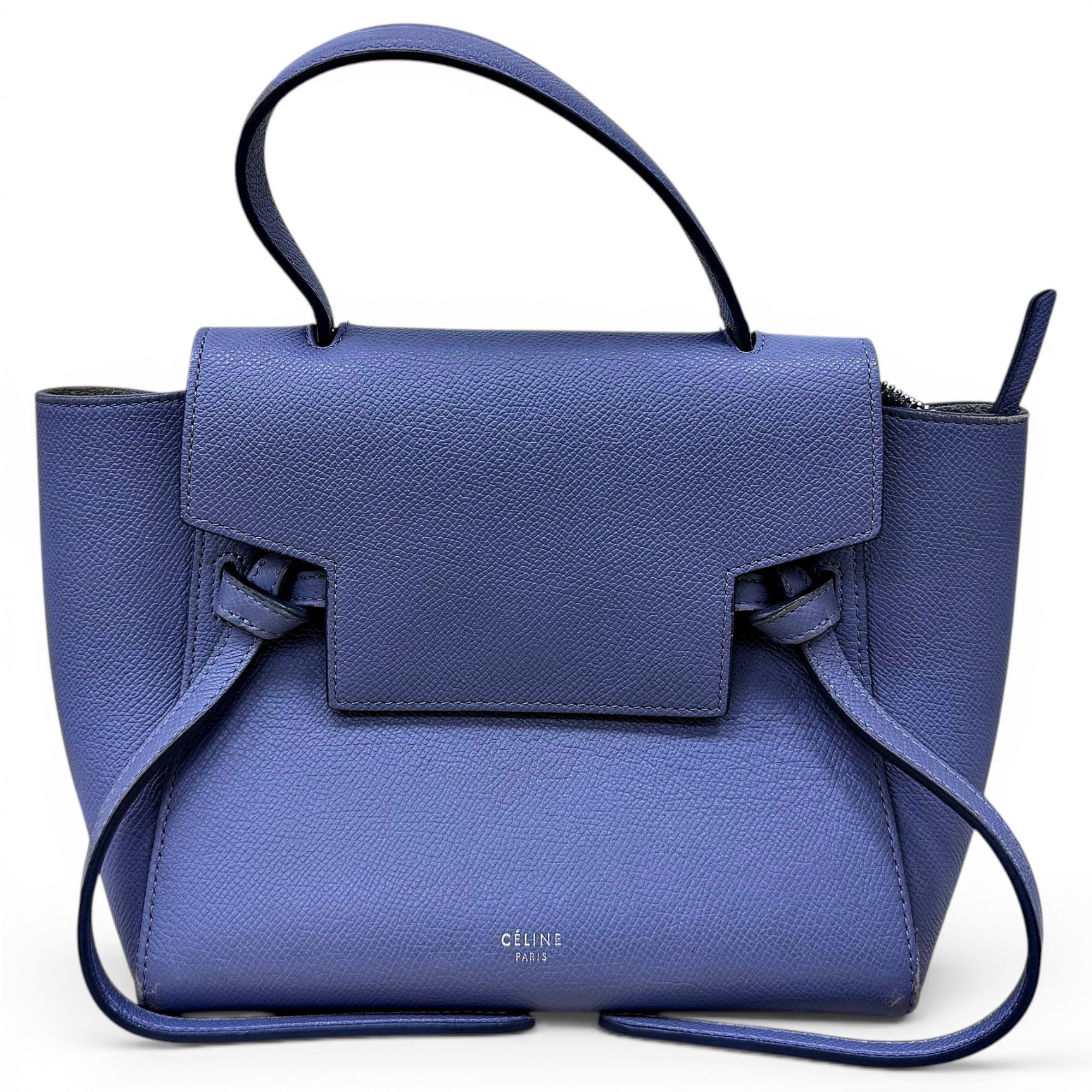 Belt leather handbag
