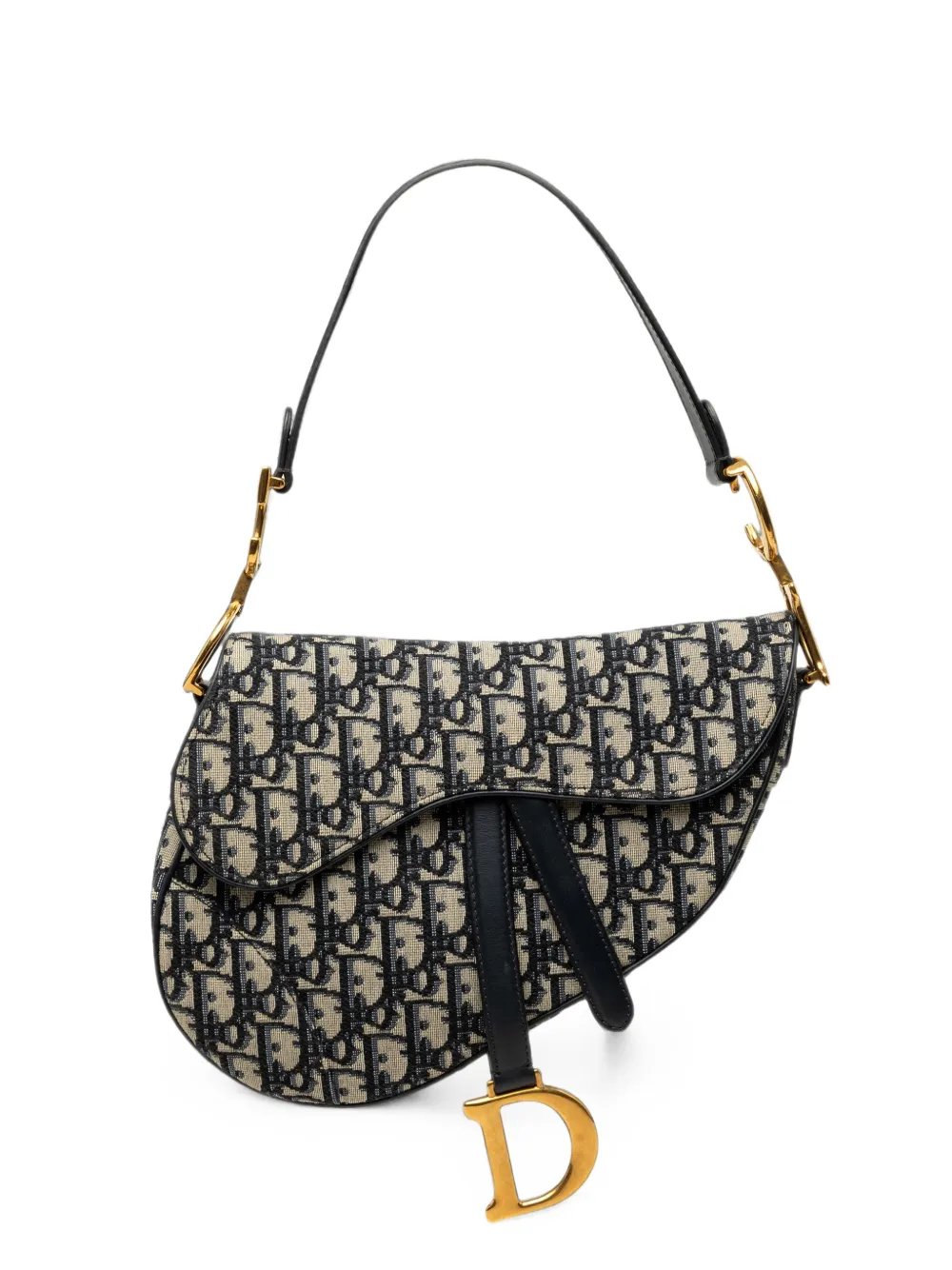 2019 Oblique Canvas Saddle Bag shoulder bag