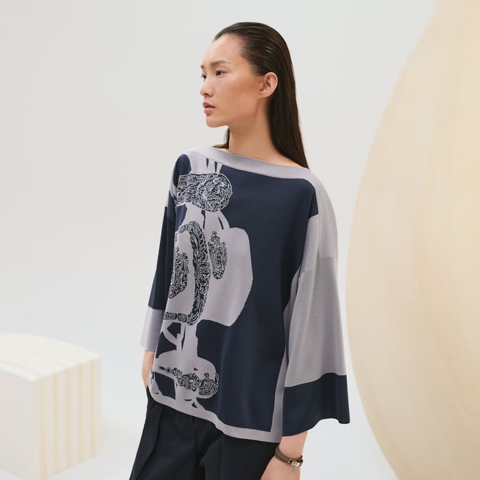 Bleu Noir "Brides De Gala" Long-sleeve Sweater