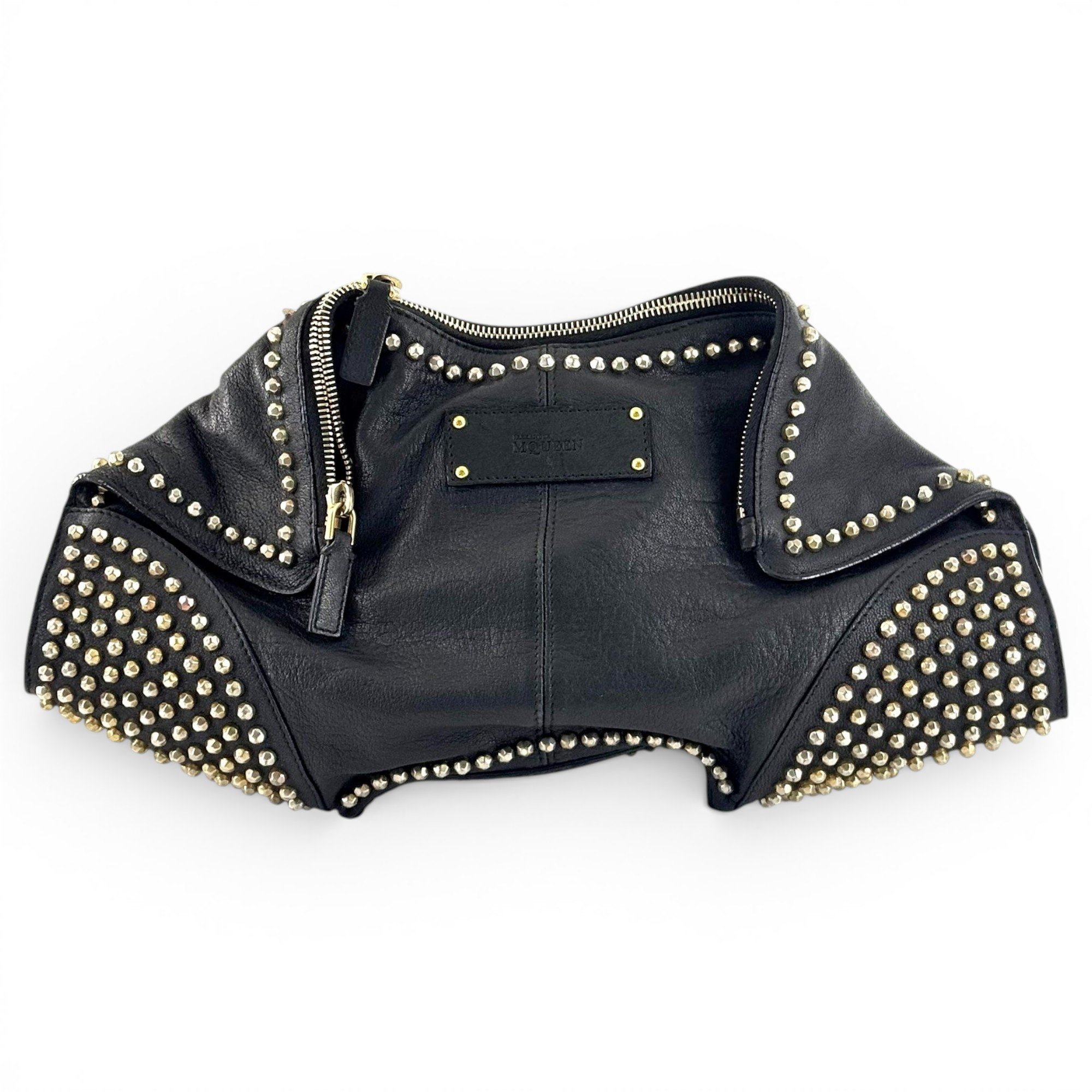 Manta leather handbag