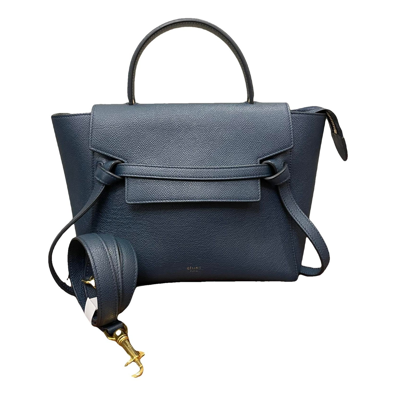 Belt leather handbag