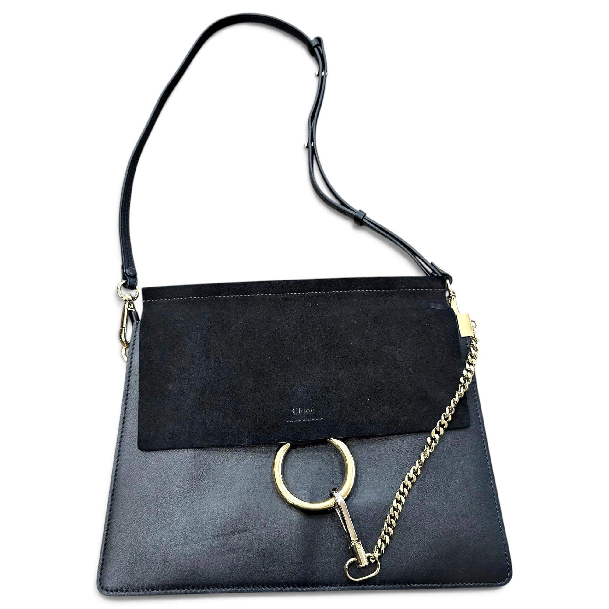 Faye leather handbag