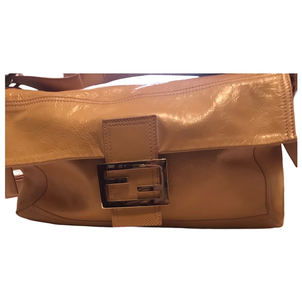 Baguette leather handbag