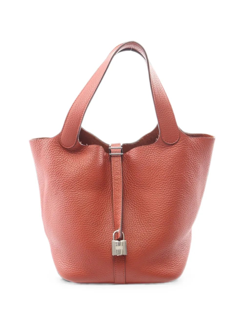 2014 PM Picotin Lock Clemence leather tote bag