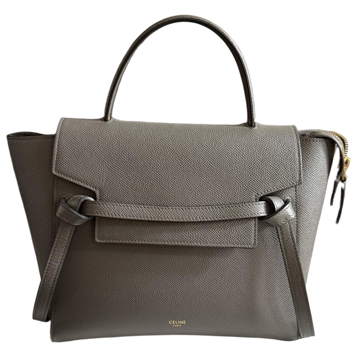 Belt leather handbag