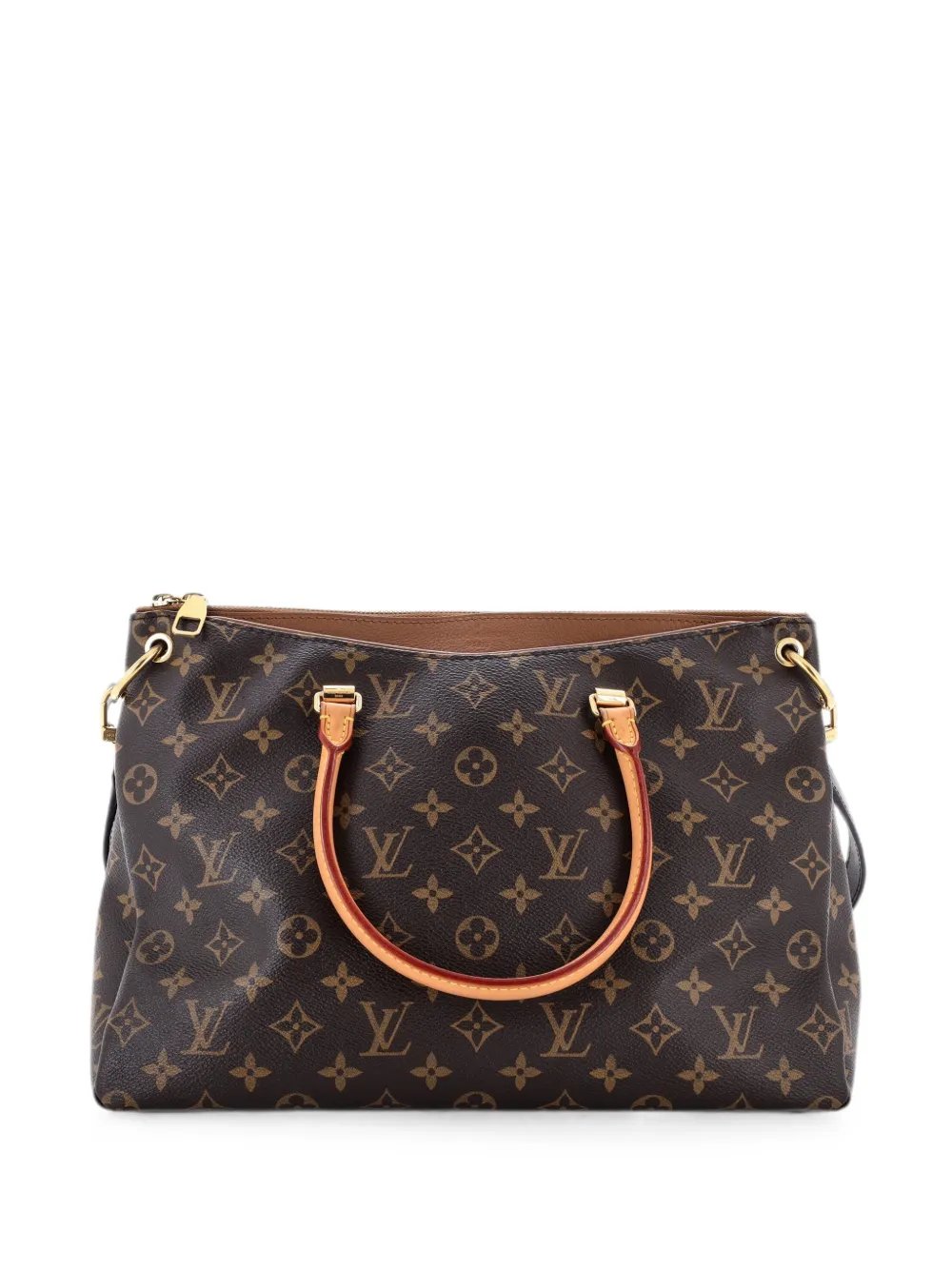 Pallas Tote Monogram Canvas with Leather shoulder bag