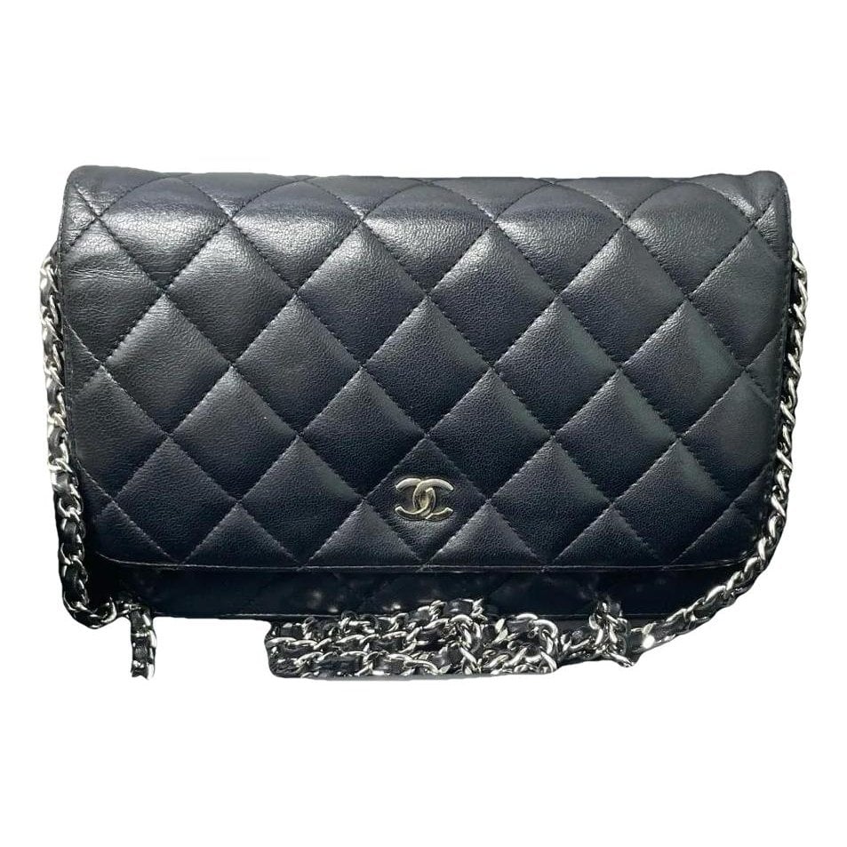 Trendy CC Wallet on Chain leather mini bag