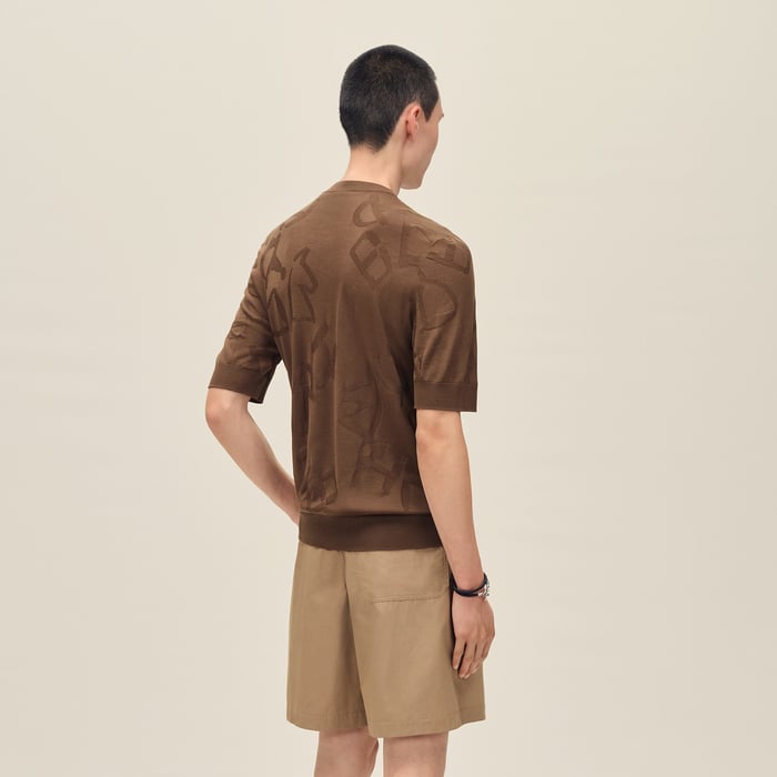 Caramel "Calligraphie Equestre" Crewneck Sweater