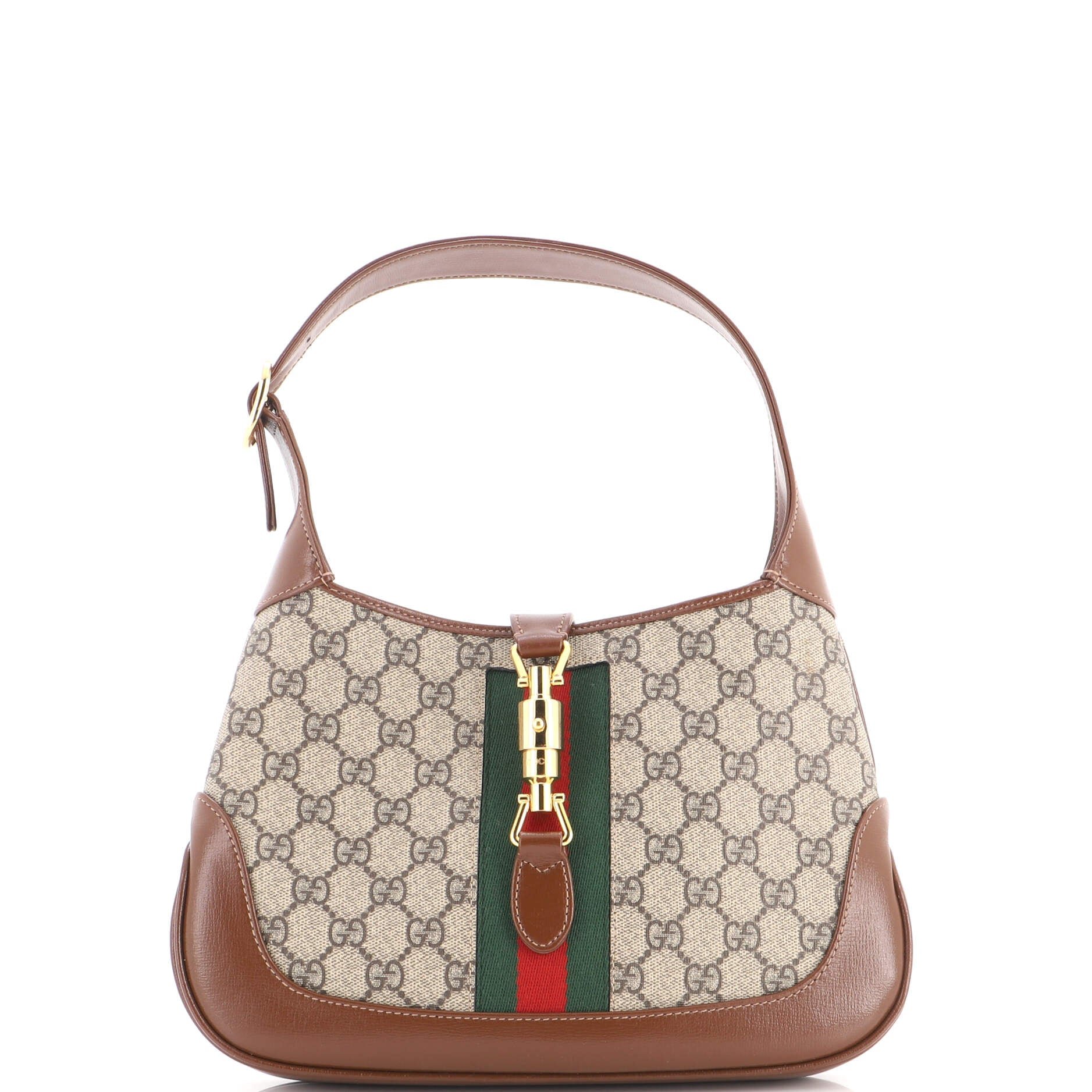 Jackie 1961 Hobo GG Coated Canvas Small