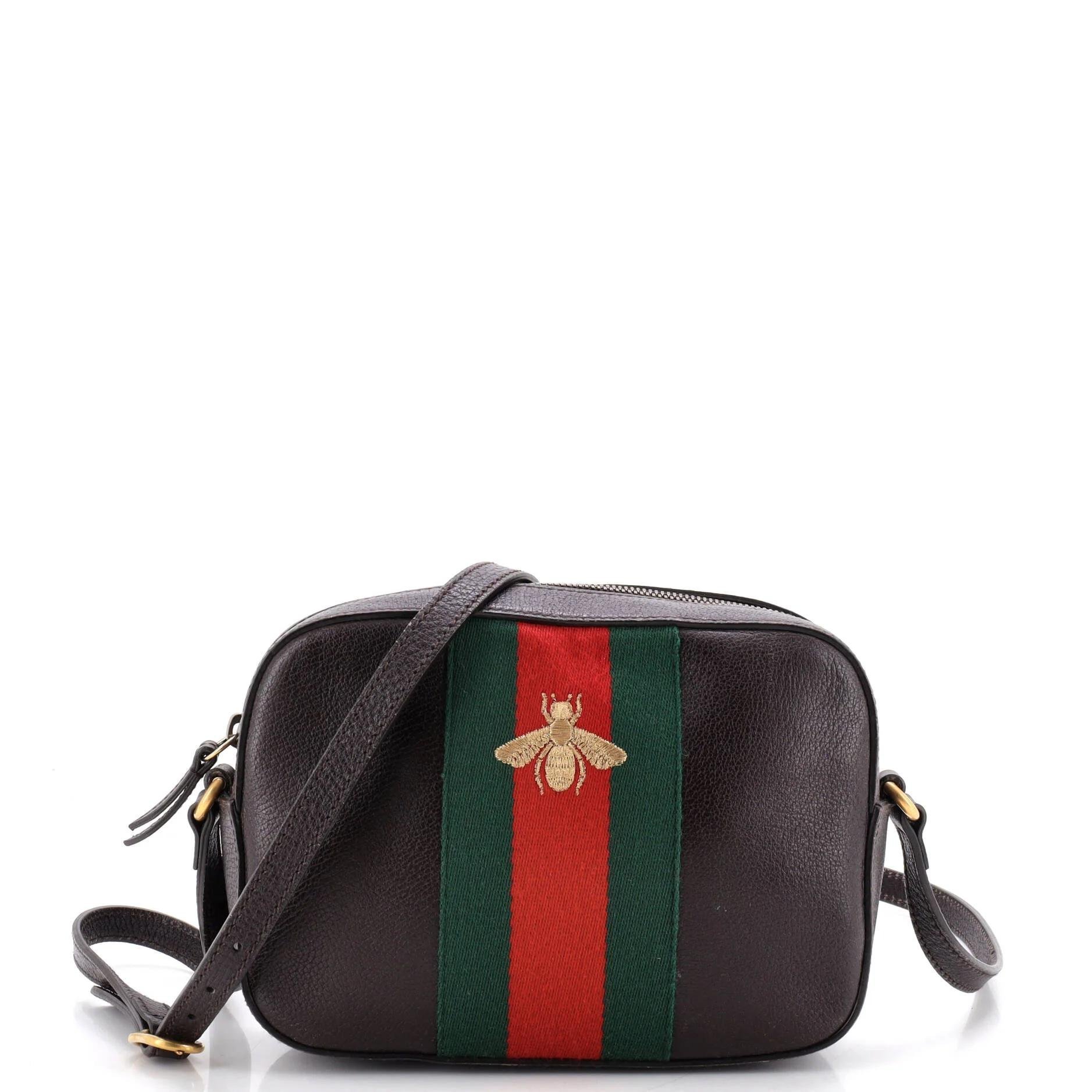Leather crossbody bag