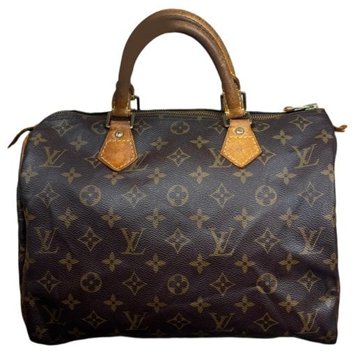 Speedy leather handbag