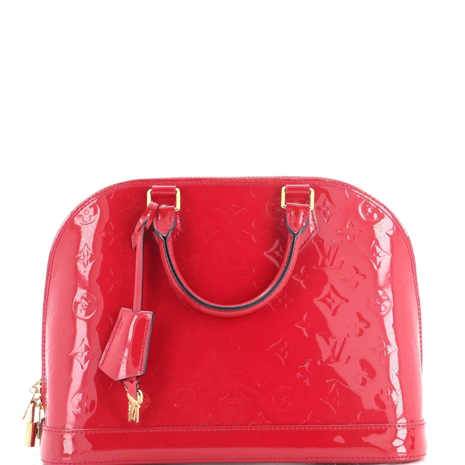 Alma Handbag Monogram Vernis PM