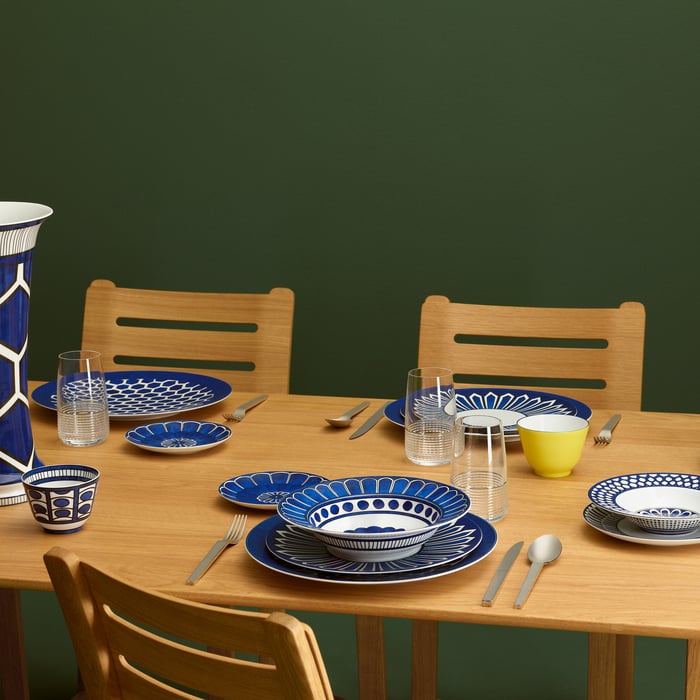 Sans Coloris Bleus d'Ailleurs Soup Plate