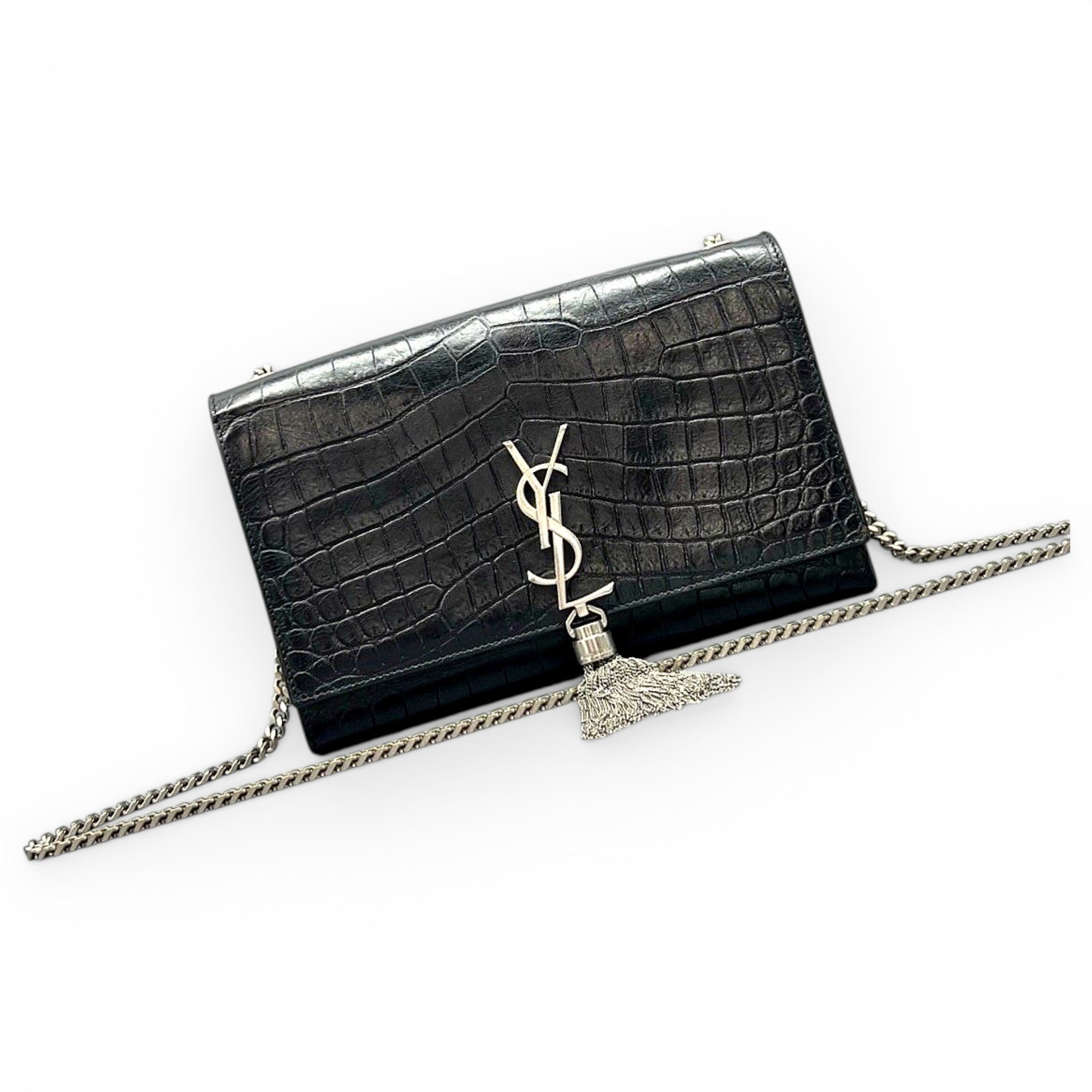 Pompom Kate leather handbag
