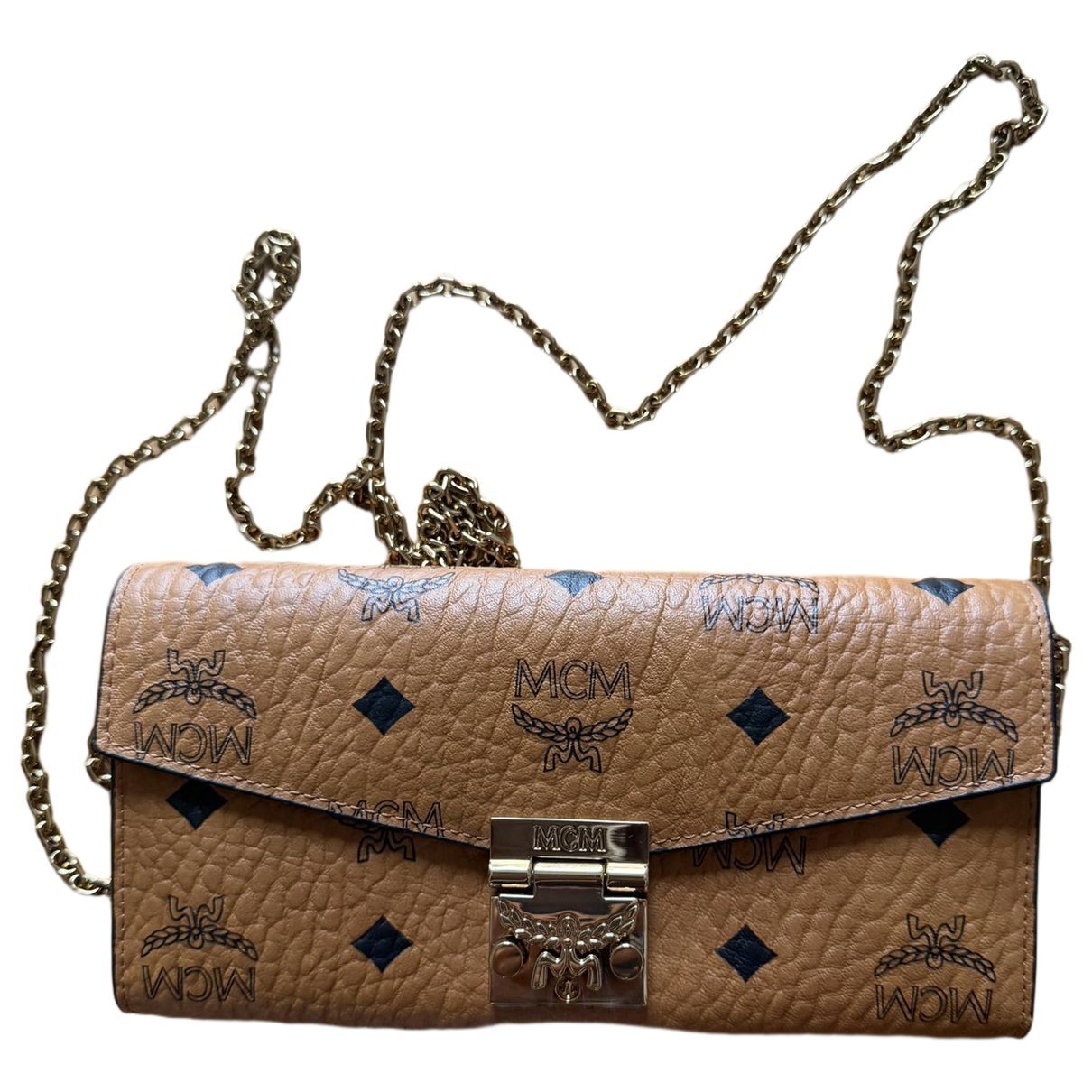 Millie leather clutch bag